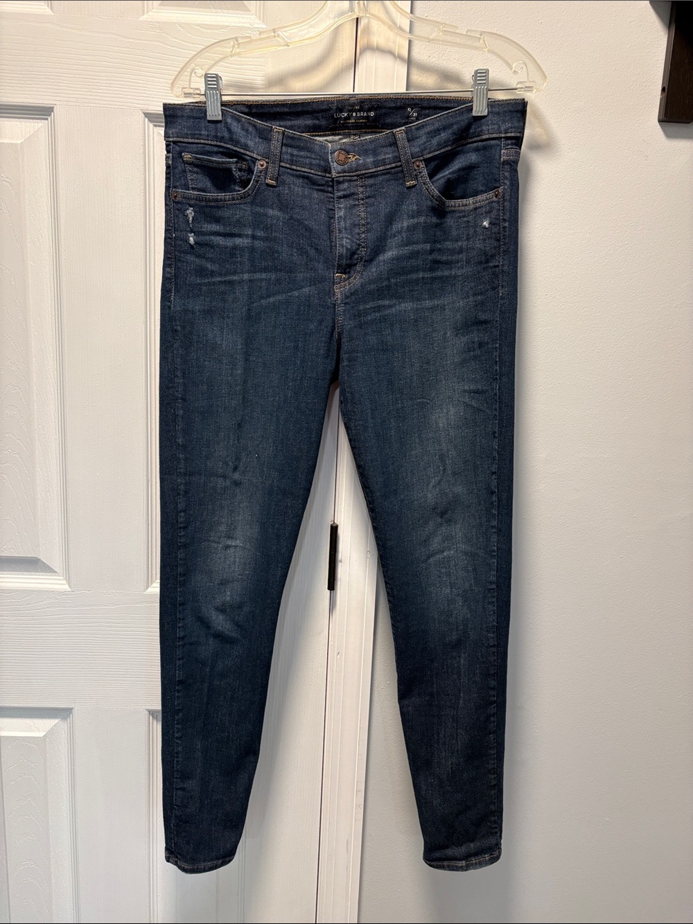 Lucky Brand Women's Skinny Jeans - Dark Indigo Blue 12 x 31